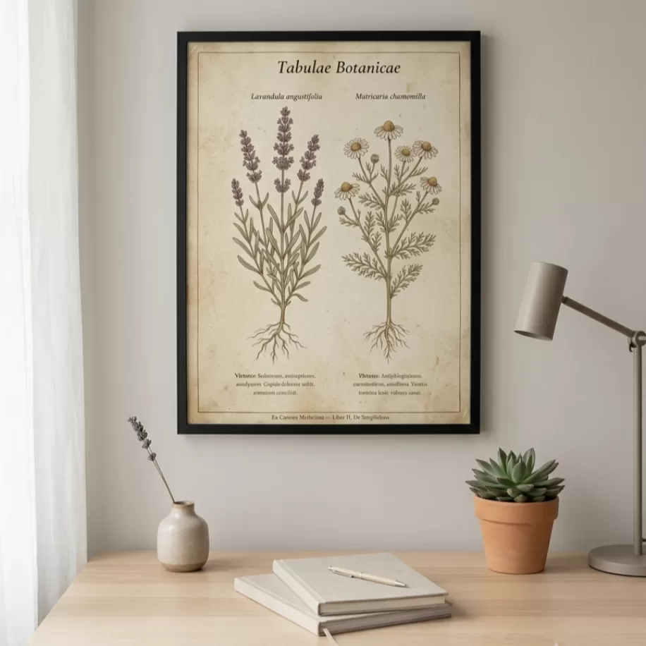 Nostaljik Bilim    Botanik Arşivi: İbn-i Sina Şifalı Bitkiler Dijital İndirilebilir Poster - 2