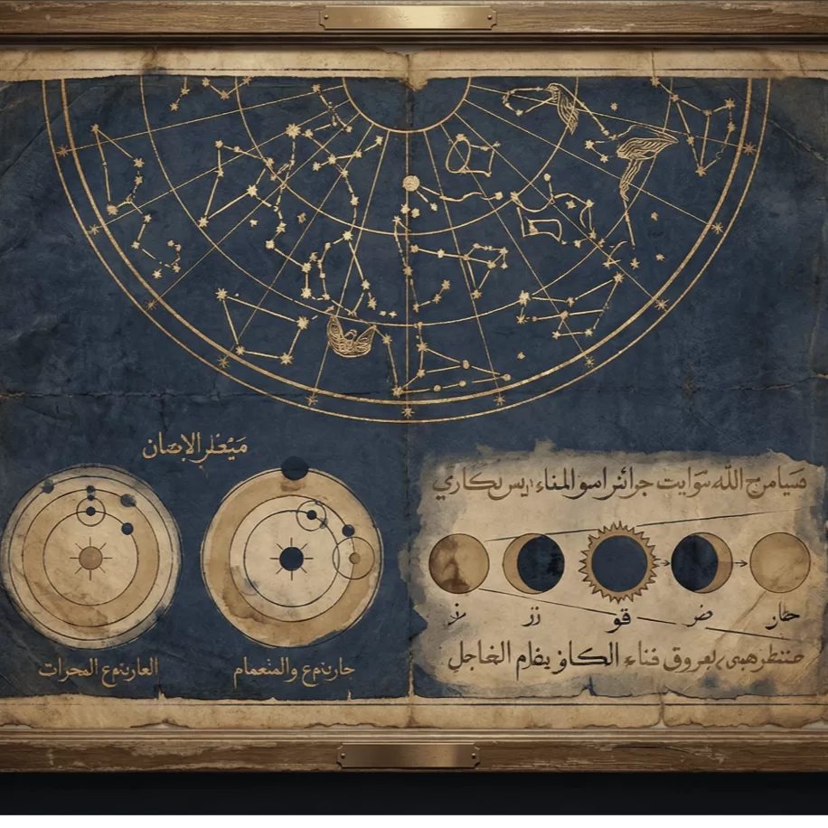 Kadim Merakın İzleri: Astronomi Serisi - 300 DPI Dijital Masaüstü Duvar Kağıdı