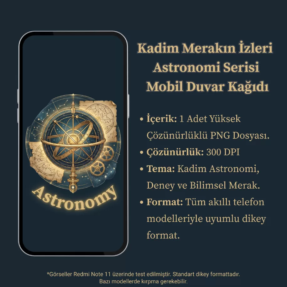 Kadim Merakın İzleri: Astronomi Serisi – Dijital Mobil Duvar Kağıdı